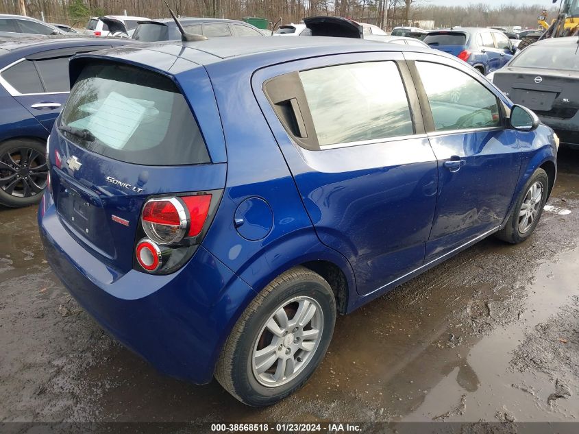 2014 CHEVROLET SONIC LT AUTO - 1G1JC6SB5E4124920