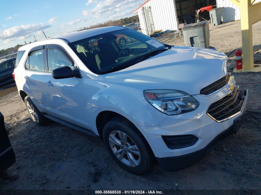 2017 CHEVROLET EQUINOX LS - 2GNALBEK1H6107828