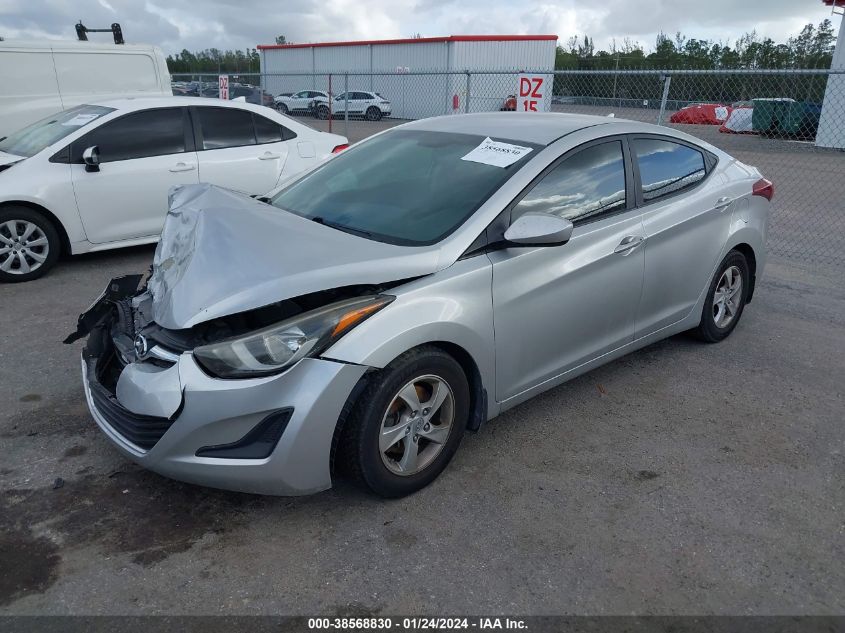 2015 HYUNDAI ELANTRA SE - 5NPDH4AE5FH610340