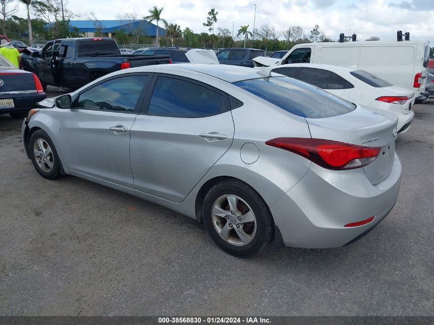 2015 HYUNDAI ELANTRA SE - 5NPDH4AE5FH610340