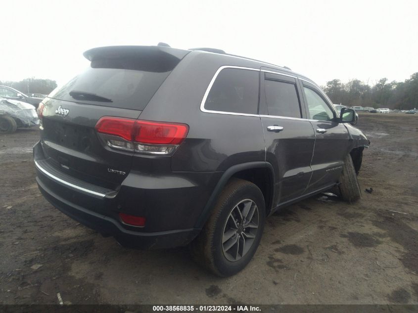 VIN 1C4RJFBG4KC822965 2019 JEEP GRAND CHEROKEE LIMITED 4X4