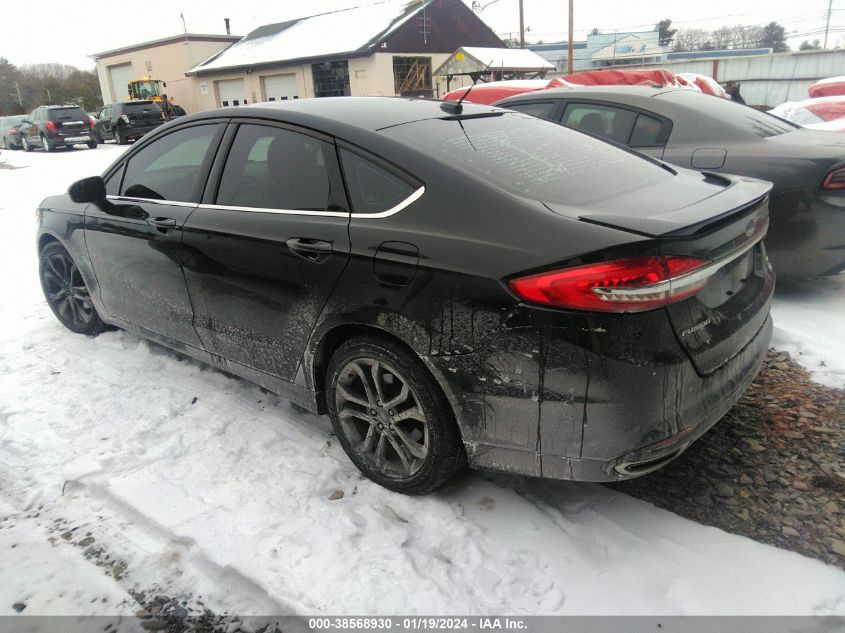 2018 FORD FUSION SE - 3FA6P0T92JR156970