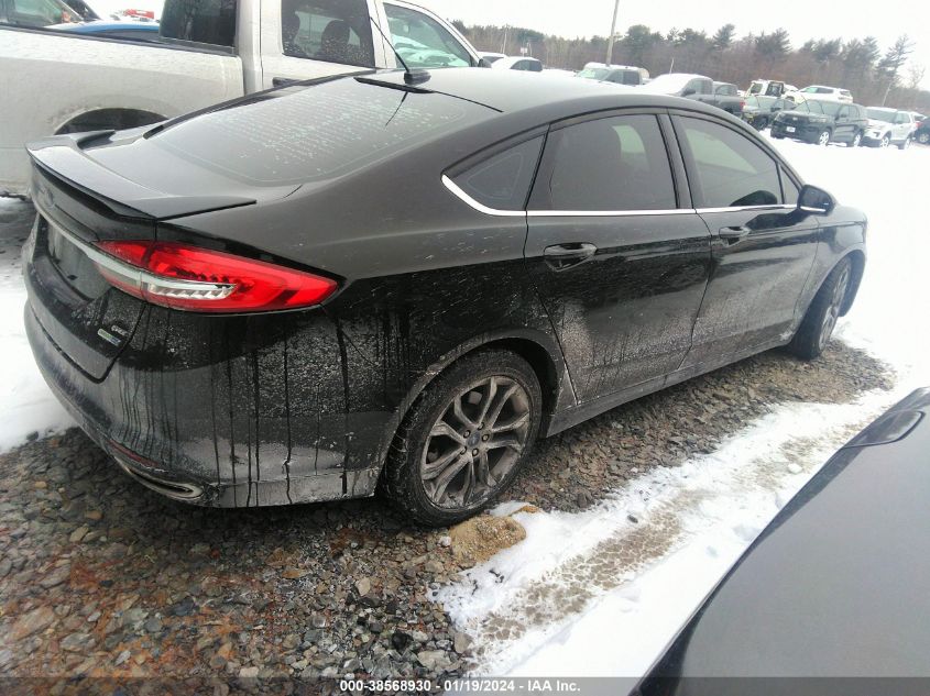 2018 FORD FUSION SE - 3FA6P0T92JR156970