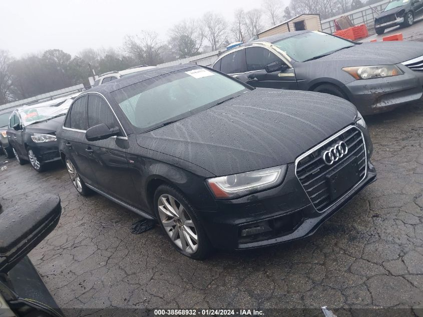 2014 AUDI A4 2.0T PREMIUM - WAUBFAFL7EN008845