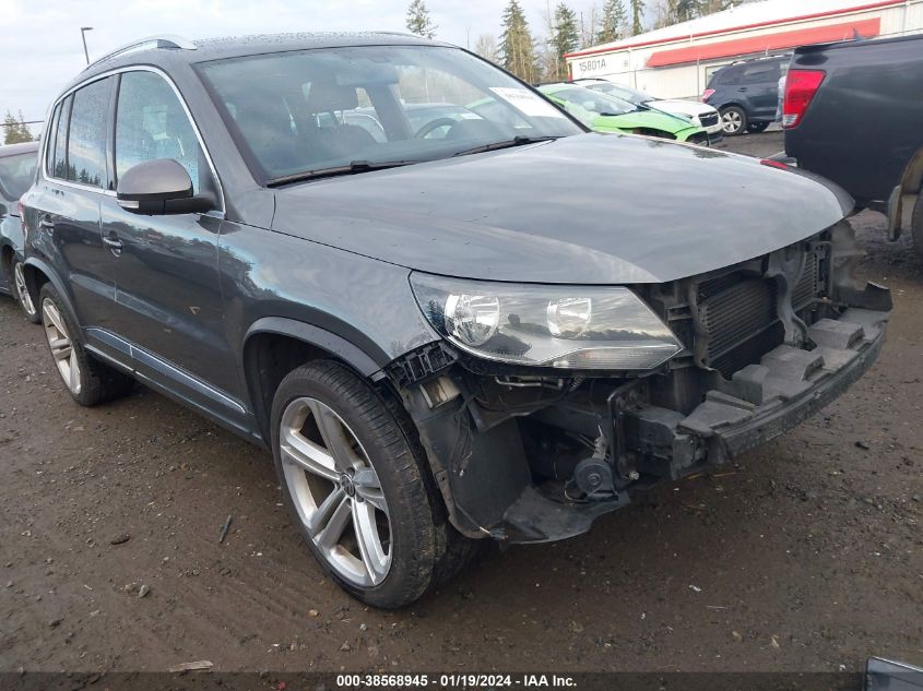 Lot #2536943550 2016 VOLKSWAGEN TIGUAN R-LINE salvage car