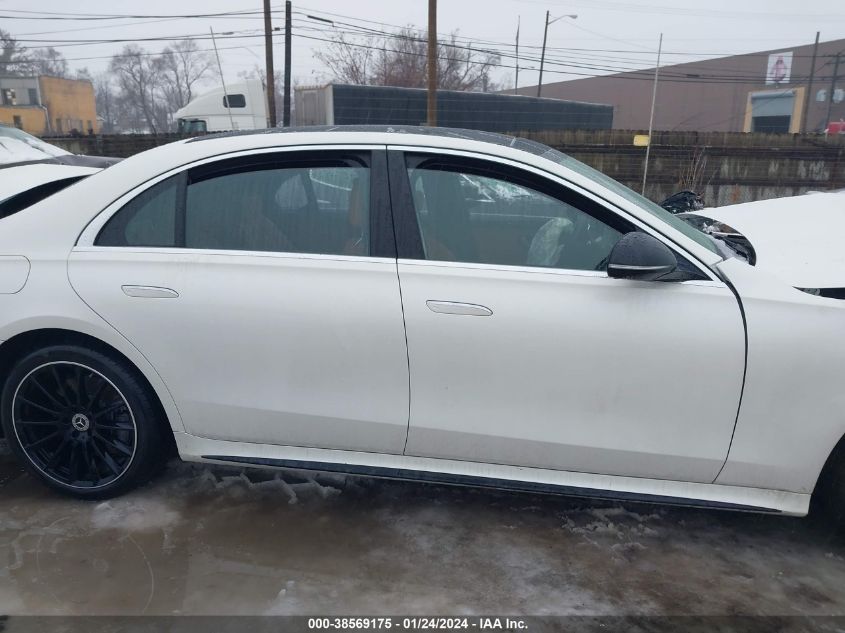 2022 MERCEDES-BENZ S 580 4MATIC - W1K6G7GB8NA137801