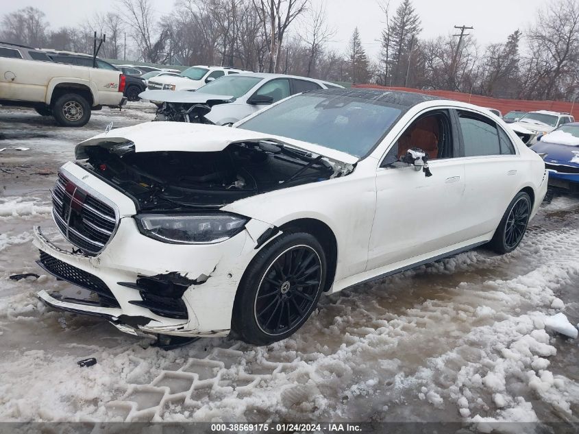 2022 MERCEDES-BENZ S 580 4MATIC - W1K6G7GB8NA137801