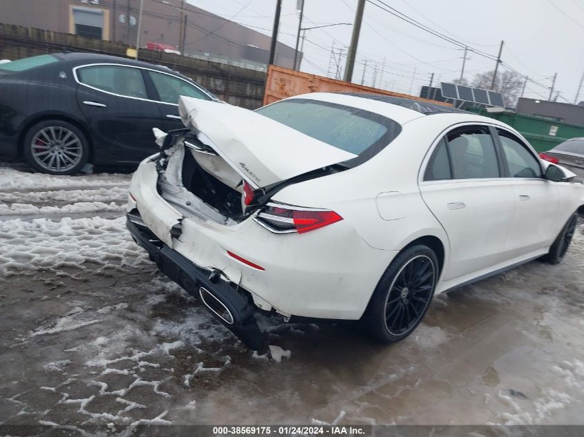 2022 MERCEDES-BENZ S 580 4MATIC - W1K6G7GB8NA137801