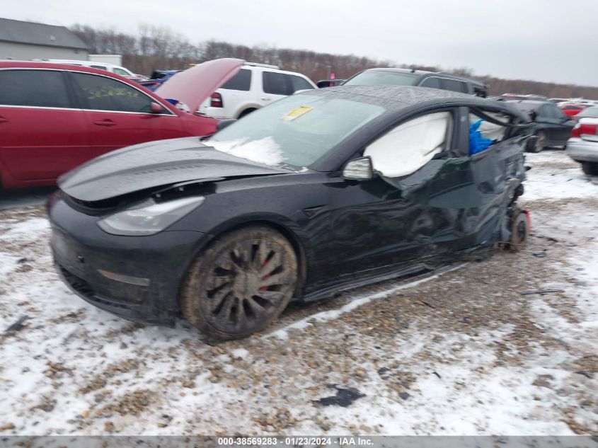 2021 TESLA MODEL 3 - 5YJ3E1EC5MF947890