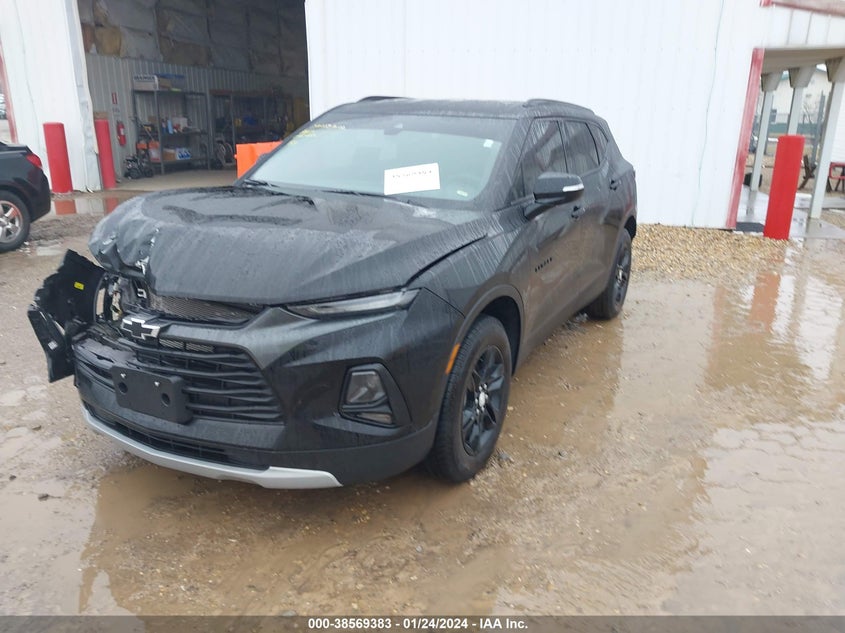VIN 3GNKBCR41MS549058 2021 CHEVROLET BLAZER FWD 2LT