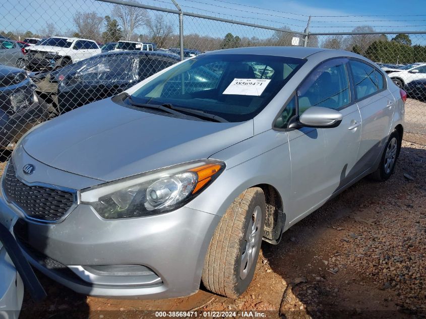 2015 KIA FORTE LX - KNAFK4A67F5276201