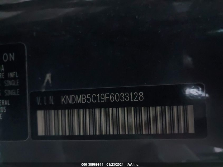 2015 KIA SEDONA LX - KNDMB5C19F6033128