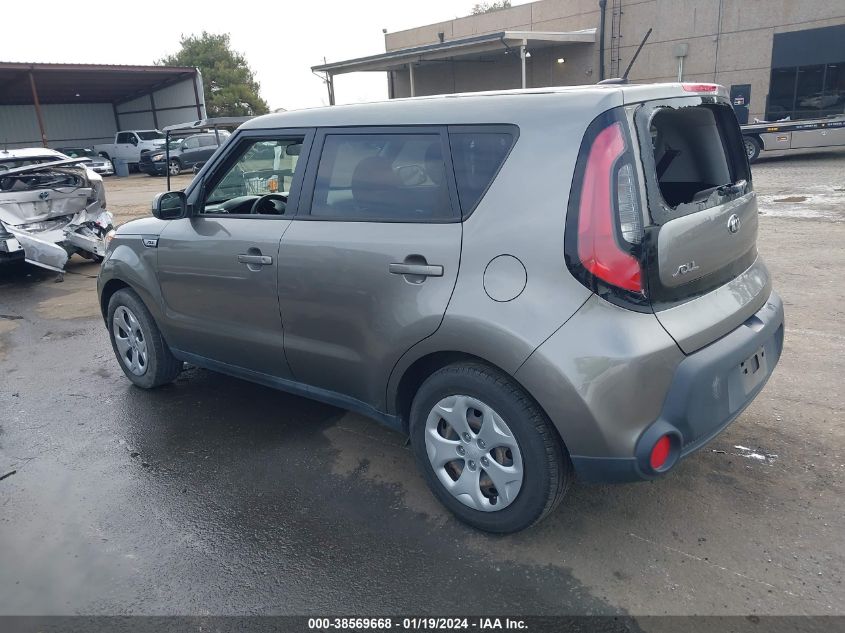 2015 KIA SOUL - KNDJN2A28F7130643