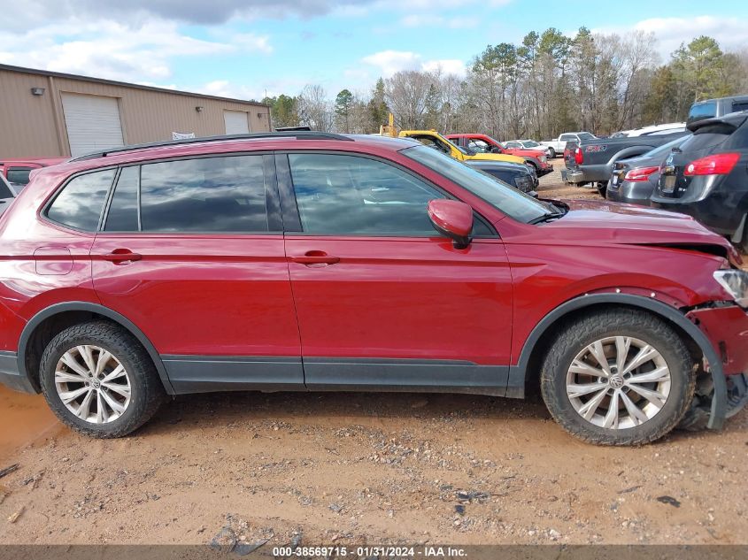 2018 VOLKSWAGEN TIGUAN S - 3VV0B7AX1JM054812