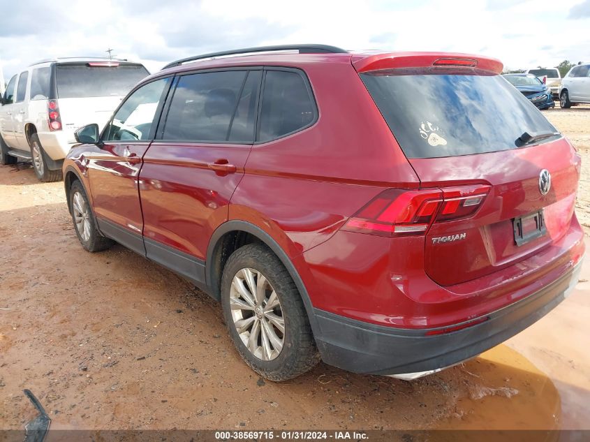 2018 VOLKSWAGEN TIGUAN S - 3VV0B7AX1JM054812