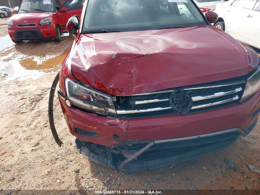 2018 VOLKSWAGEN TIGUAN S - 3VV0B7AX1JM054812