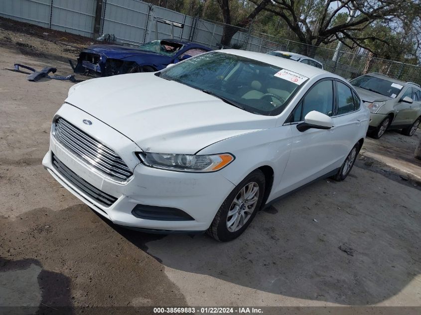 2016 FORD FUSION S - 3FA6P0G78GR169739