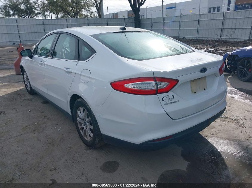 2016 FORD FUSION S - 3FA6P0G78GR169739