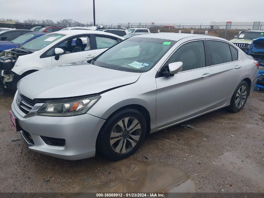 2013 HONDA ACCORD LX - 1HGCR2F39DA038571