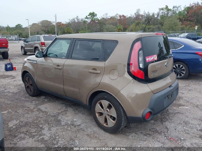 2016 KIA SOUL - KNDJN2A28G7307791
