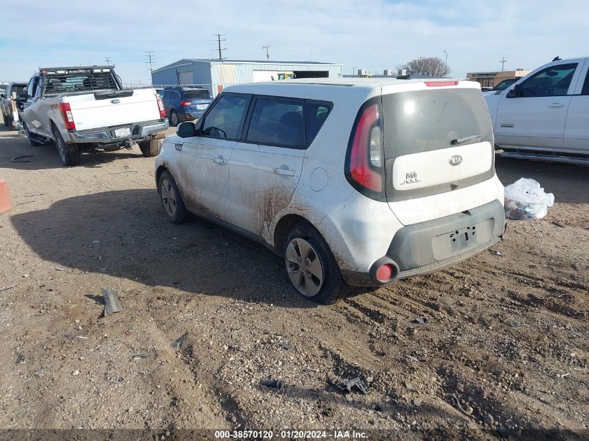 2016 KIA SOUL - KNDJN2A27G7837184