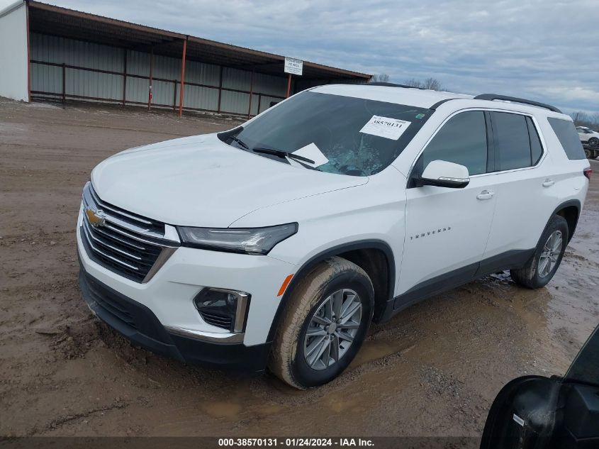 2022 CHEVROLET TRAVERSE FWD LT CLOTH - 1GNERGKW8NJ166314