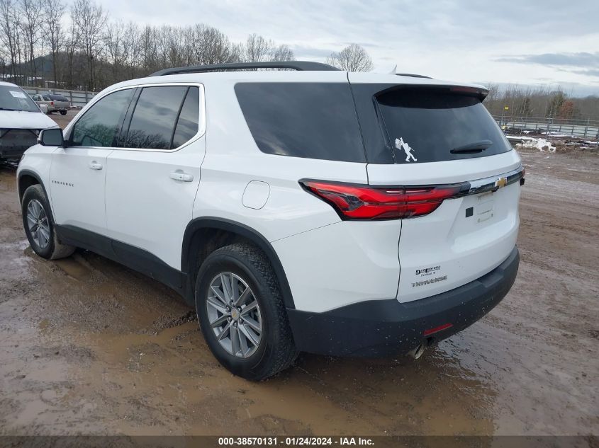 2022 CHEVROLET TRAVERSE FWD LT CLOTH - 1GNERGKW8NJ166314