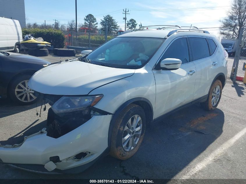 2016 NISSAN ROGUE SV - KNMAT2MTXGP605415
