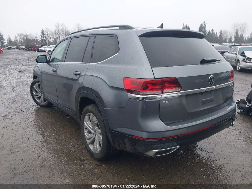 2022 VOLKSWAGEN ATLAS SE - 1V2KP2CA2NC522055