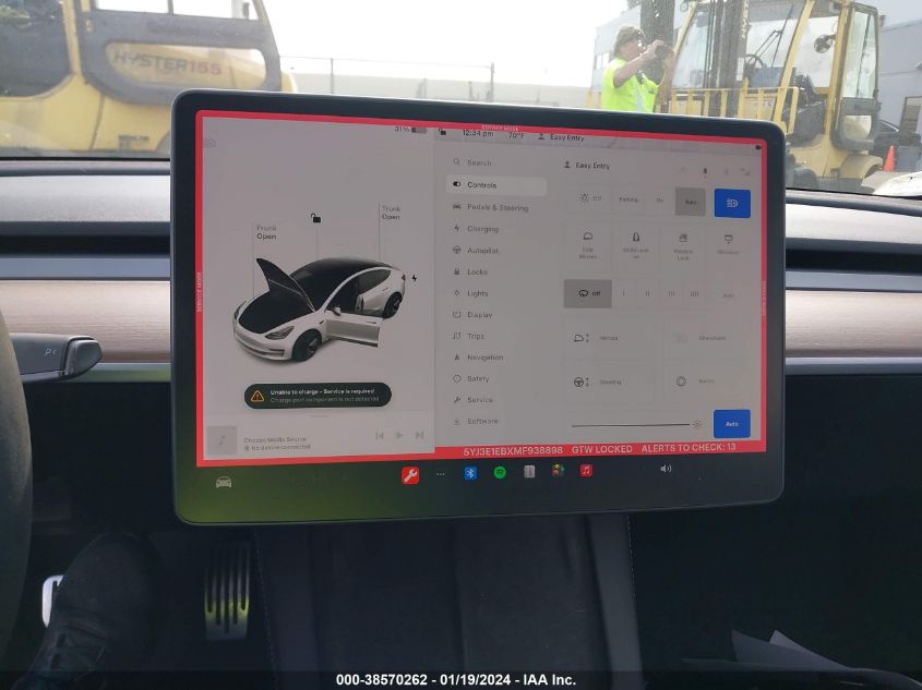 2021 TESLA MODEL 3 LONG RANGE DUAL MOTOR ALL-WHEEL DRIVE - 5YJ3E1EBXMF938898
