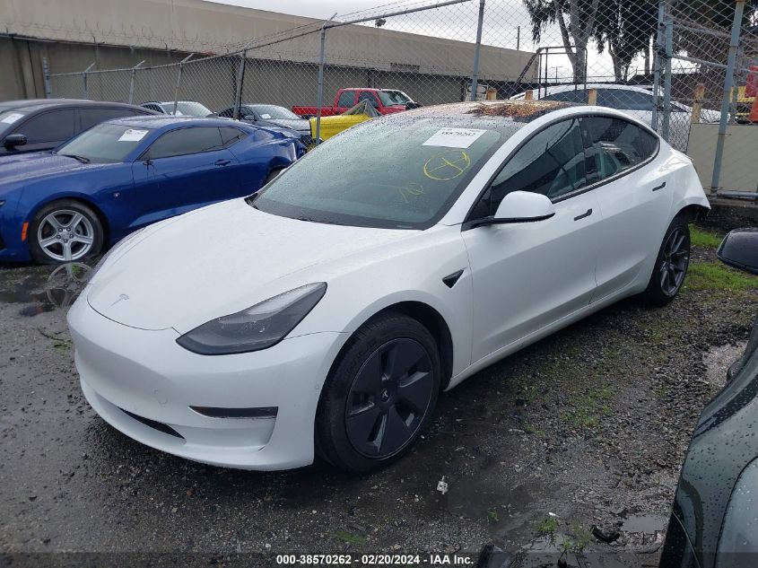 2021 TESLA MODEL 3 LONG RANGE DUAL MOTOR ALL-WHEEL DRIVE - 5YJ3E1EBXMF938898