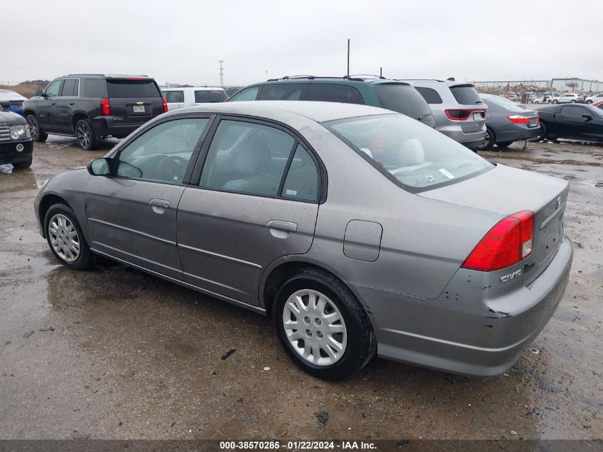 2HGES16575H631695 | 2005 HONDA CIVIC