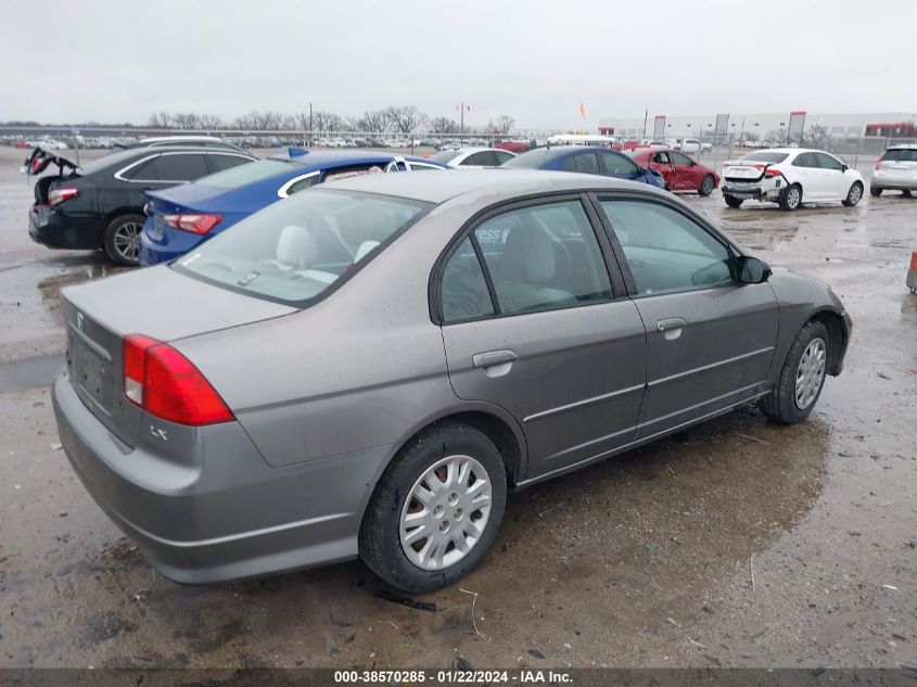 2HGES16575H631695 | 2005 HONDA CIVIC