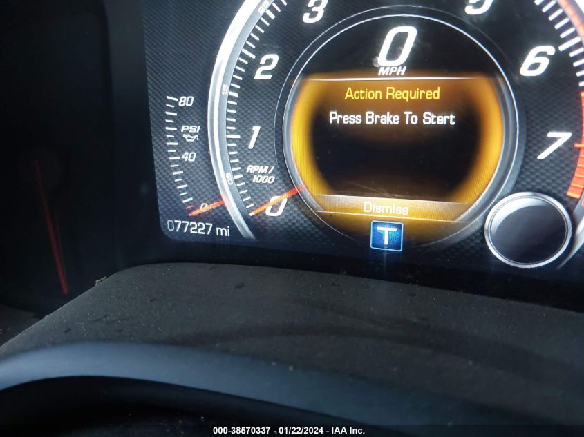 2014 CHEVROLET CORVETTE STINGRAY Z51 - 1G1YH2D71E5133982