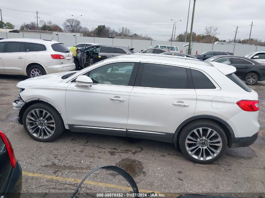 2016 LINCOLN MKX RESERVE - 2LMTJ6LP5GBL47760