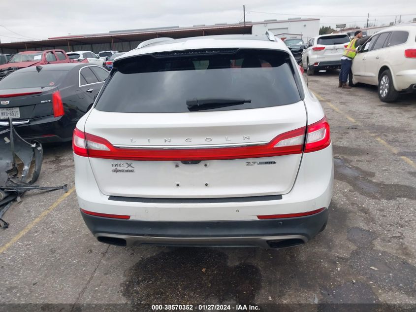 2016 LINCOLN MKX RESERVE - 2LMTJ6LP5GBL47760