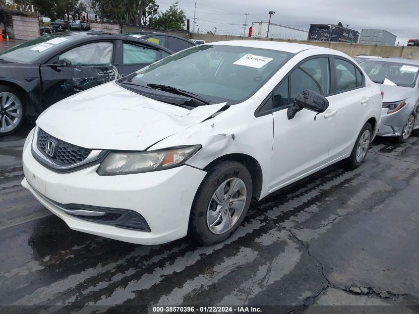 2014 HONDA CIVIC LX - 19XFB2F53EE218970