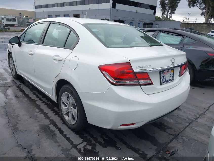 2014 HONDA CIVIC LX - 19XFB2F53EE218970