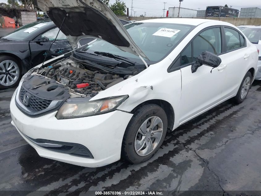 2014 HONDA CIVIC LX - 19XFB2F53EE218970