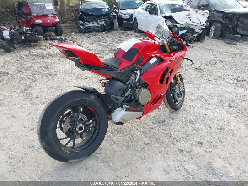 2023 DUCATI PANIGALE V4S ZDMDAGWW5PB006933