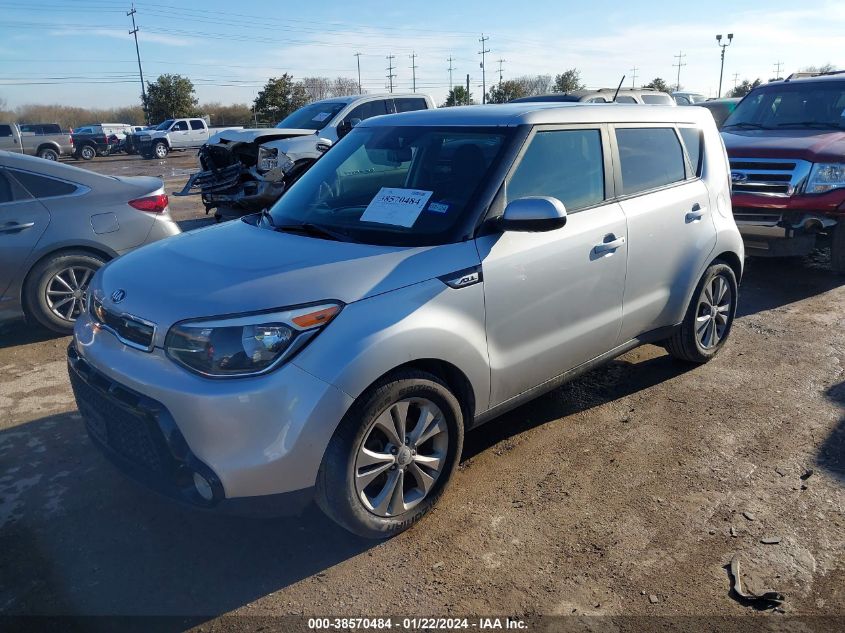 2016 KIA SOUL + - KNDJP3A55G7862420