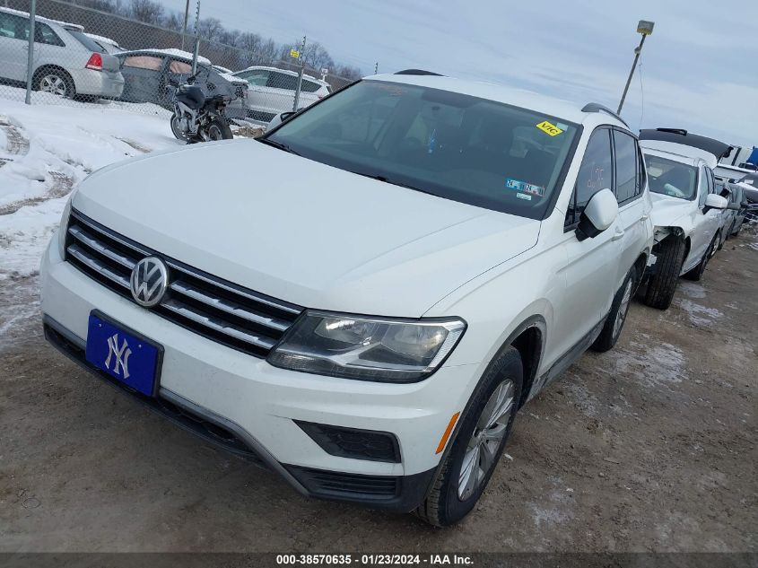 2019 VOLKSWAGEN TIGUAN S - 3VV0B7AX9KM063971