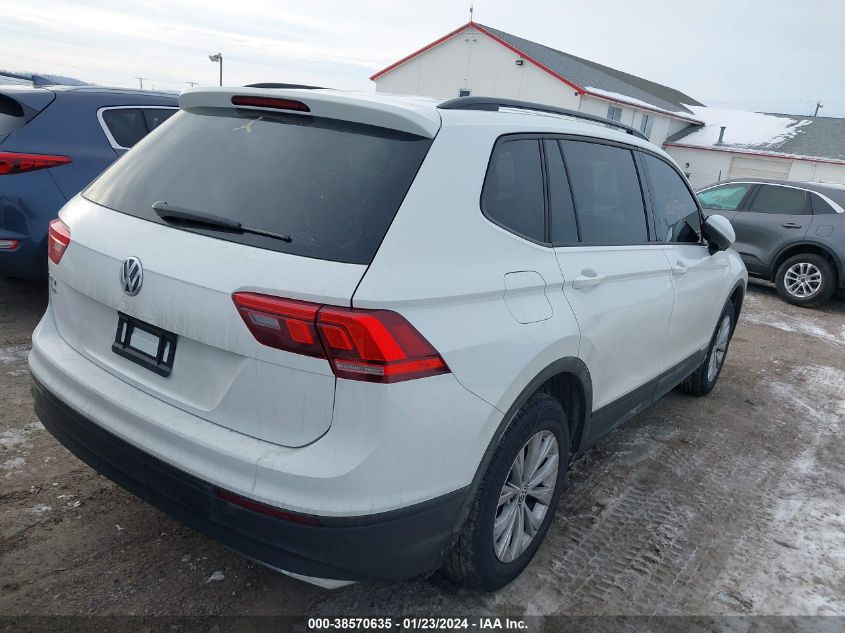 2019 VOLKSWAGEN TIGUAN S - 3VV0B7AX9KM063971