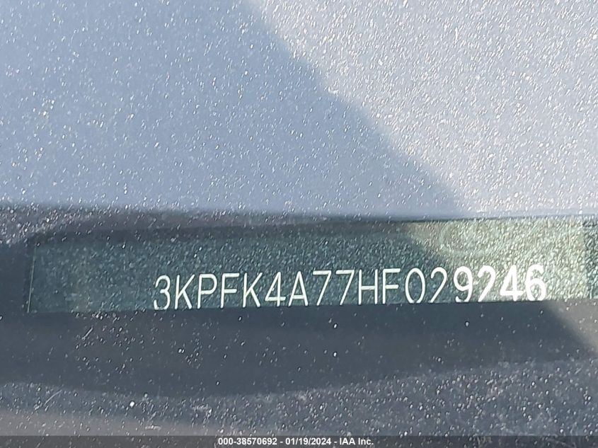 2017 KIA FORTE LX - 3KPFK4A77HE029246