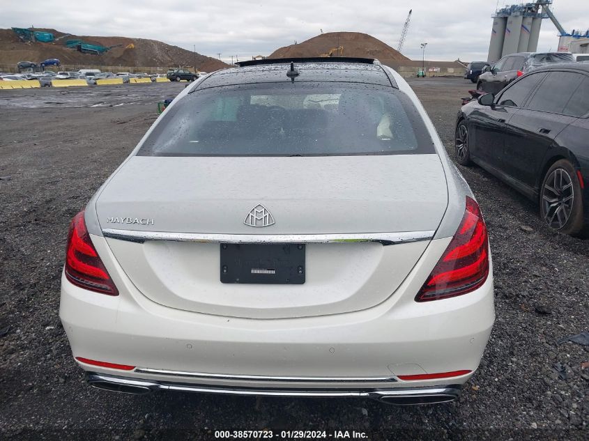 2018 MERCEDES-BENZ MAYBACH S 560 4MATIC WDDUX8GB9JA358055