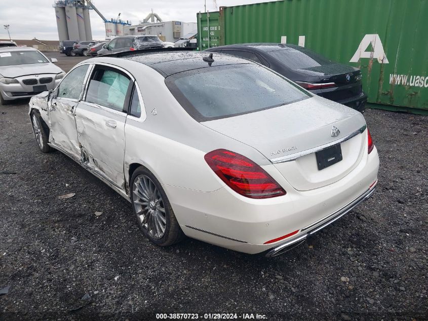 2018 MERCEDES-BENZ MAYBACH S 560 4MATIC WDDUX8GB9JA358055