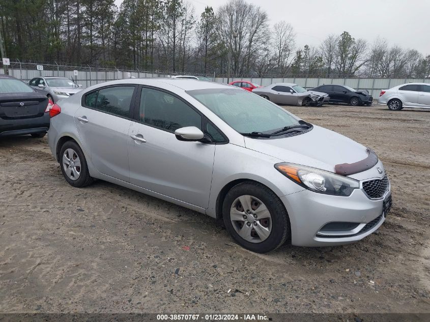 2016 KIA FORTE LX - KNAFK4A64G5488703