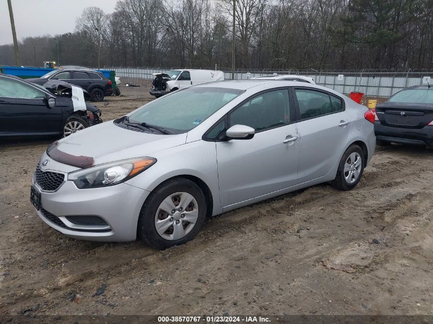 2016 KIA FORTE LX - KNAFK4A64G5488703