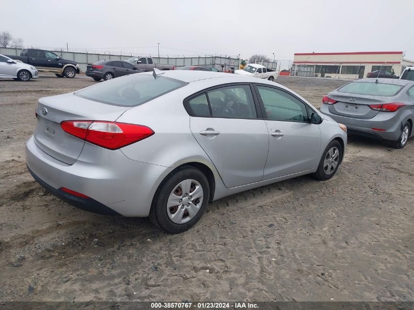 2016 KIA FORTE LX - KNAFK4A64G5488703