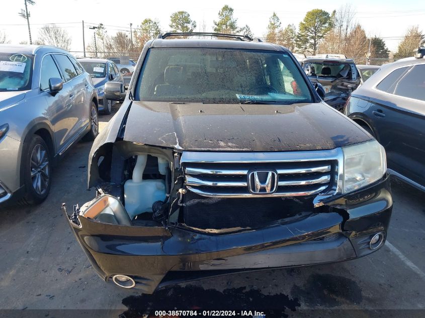 2013 HONDA PILOT EXL - 5FNYF4H58DB012672